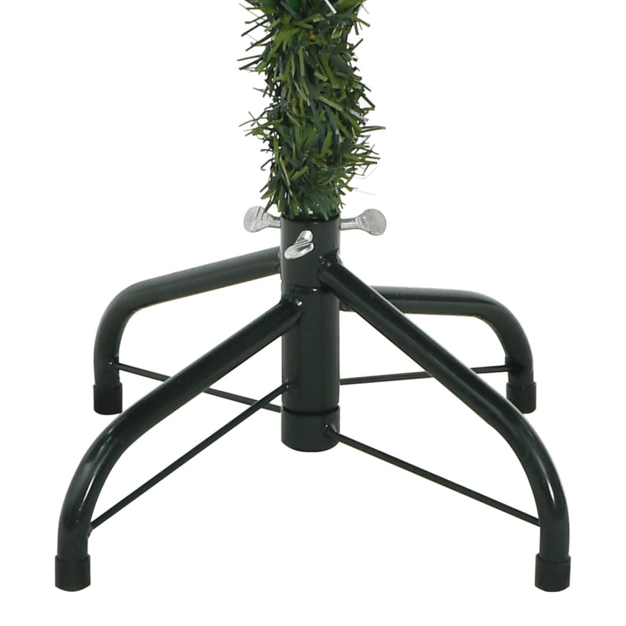 Kunstkerstboom Met Scharnieren Dennenappels En Bessen Wit 1