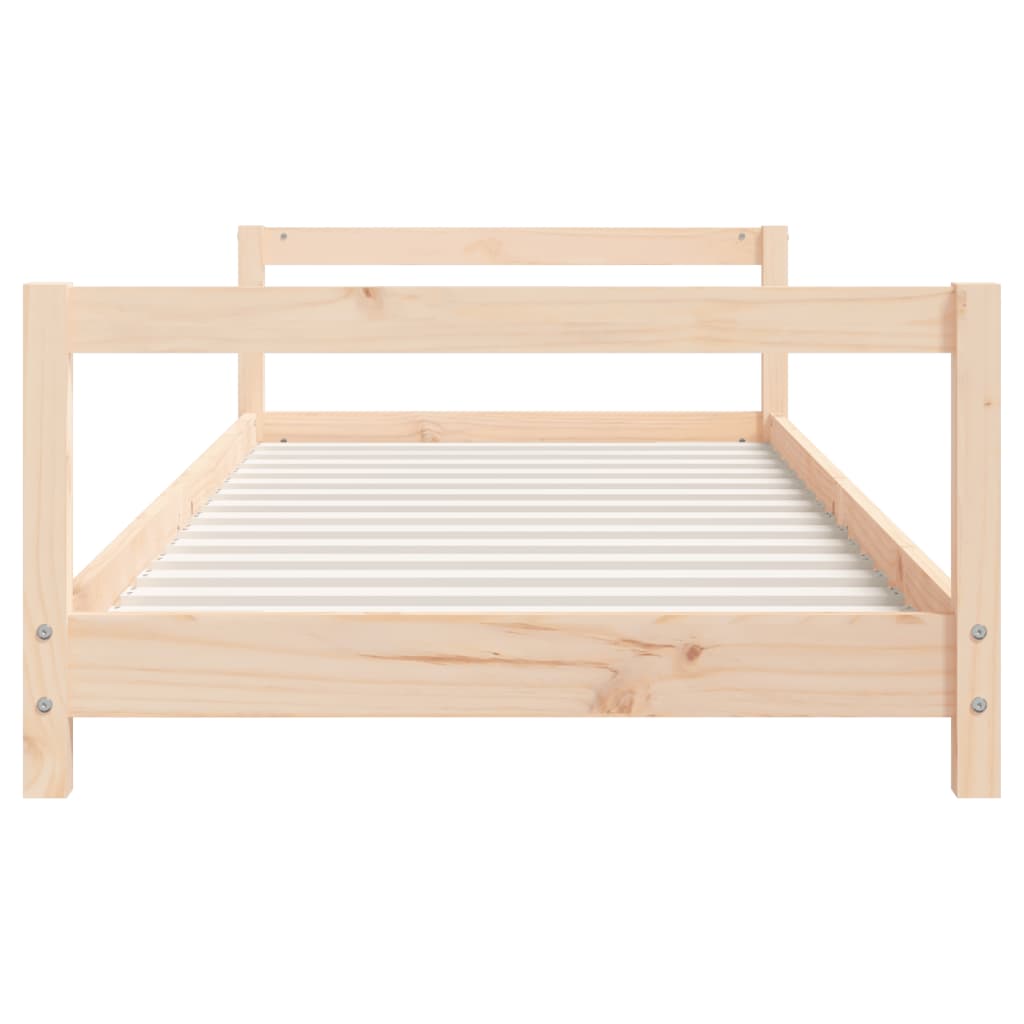 Kinderbedframe Massief Grenenhout 80 x 200 cm Naturel
