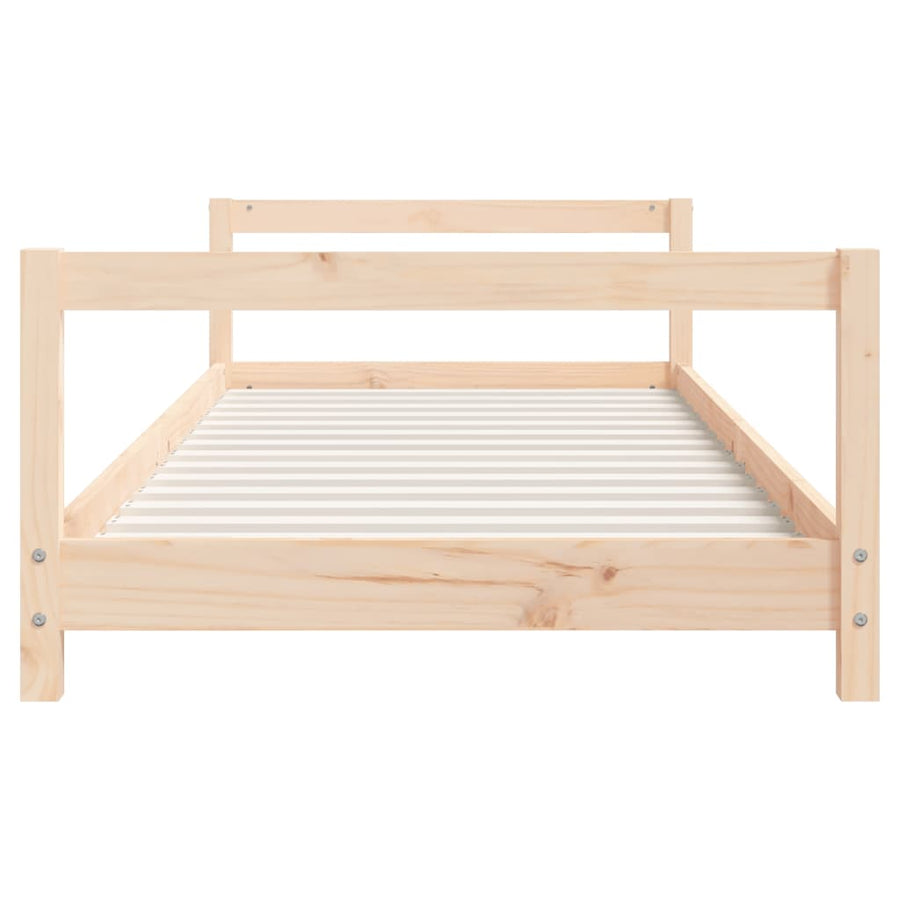 Kinderbedframe Massief Grenenhout 80 x 200 cm Naturel
