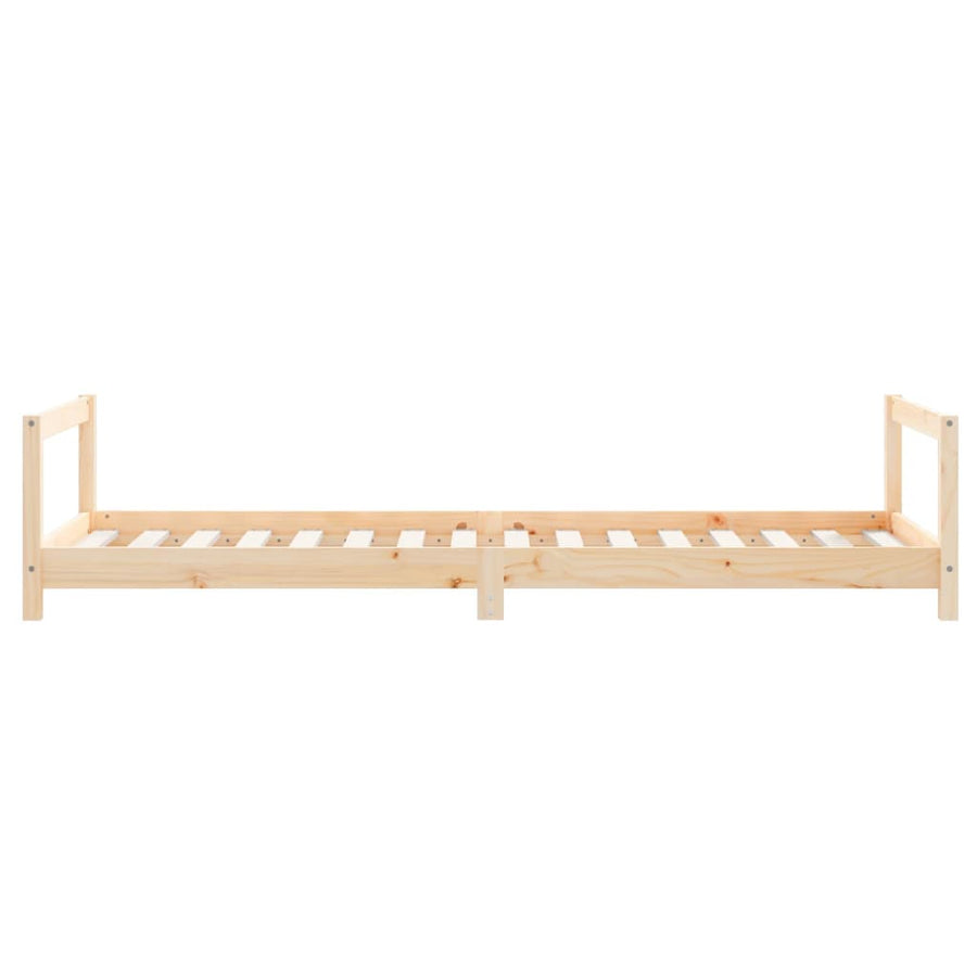 Kinderbedframe Massief Grenenhout 80 x 200 cm Naturel
