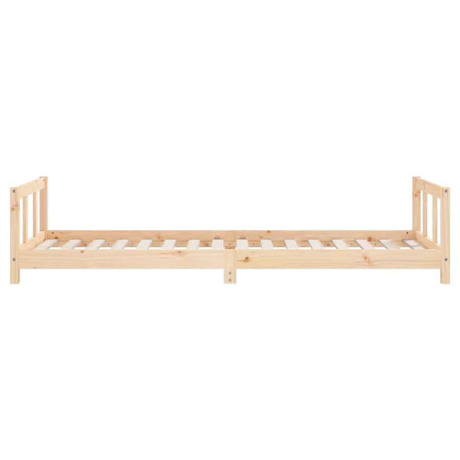 Kinderbedframe 90X200 Cm Massief Grenenhout