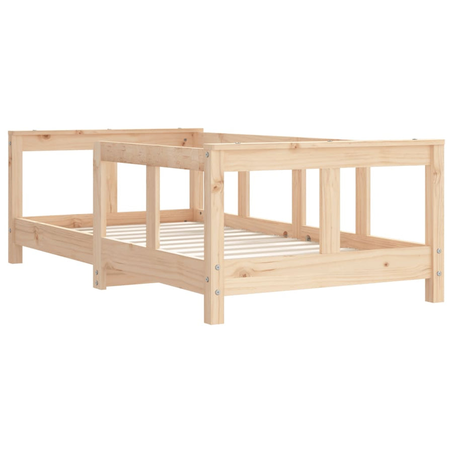 Kinderbedframe 70X140 Cm Massief Grenenhout
