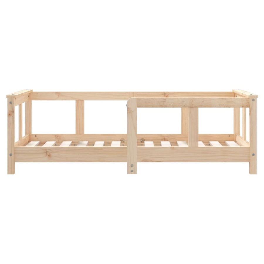 Kinderbedframe 70X140 Cm Massief Grenenhout