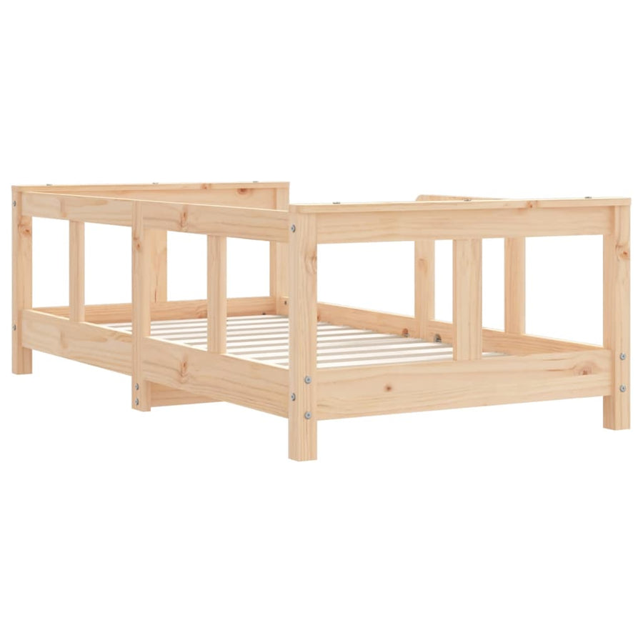 Kinderbedframe 70X140 Cm Massief Grenenhout