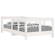 Kinderbedframe 70X140 Cm Massief Grenenhout Wit