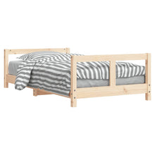 Kinderbedframe 80X160 Cm Massief Grenenhout