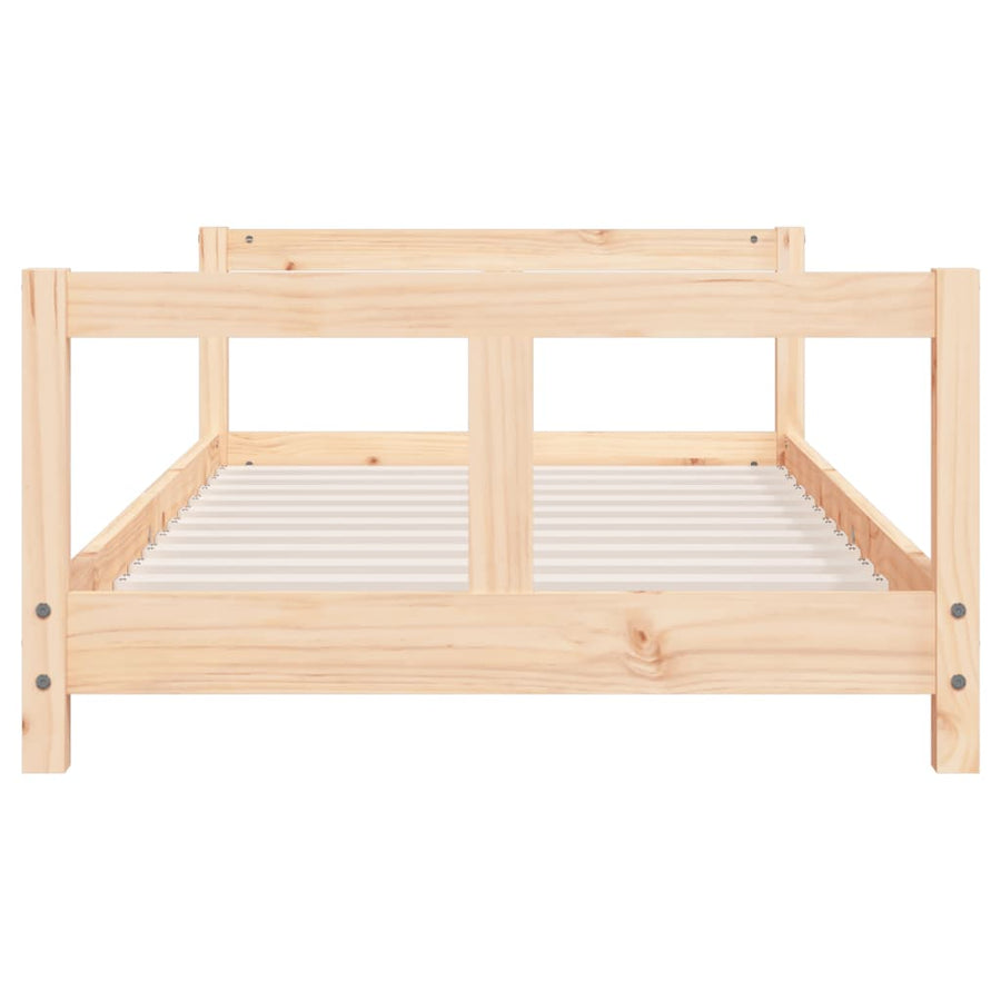 Kinderbedframe 80X160 Cm Massief Grenenhout