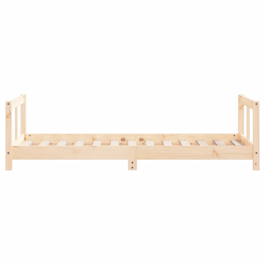 Kinderbedframe 80X160 Cm Massief Grenenhout