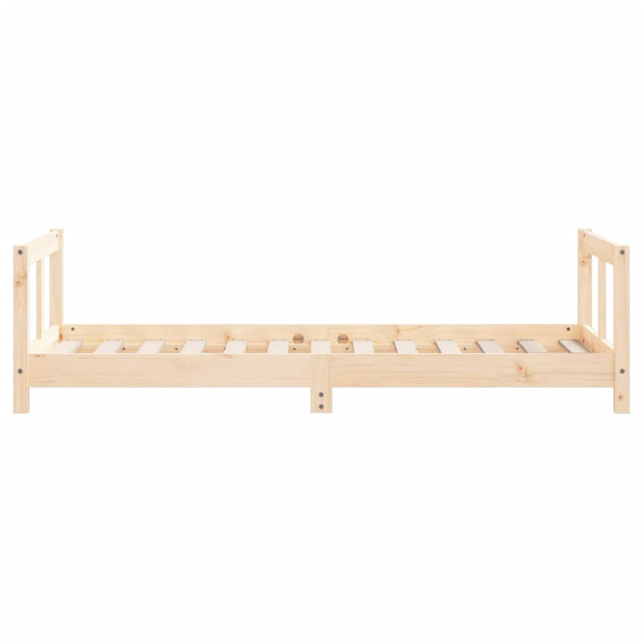 Kinderbedframe 80X160 Cm Massief Grenenhout