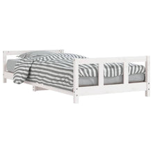 Kinderbedframe 90X190 Cm Massief Grenenhout Wit