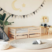 Kinderbed 70x140 cm grenenhout met lades