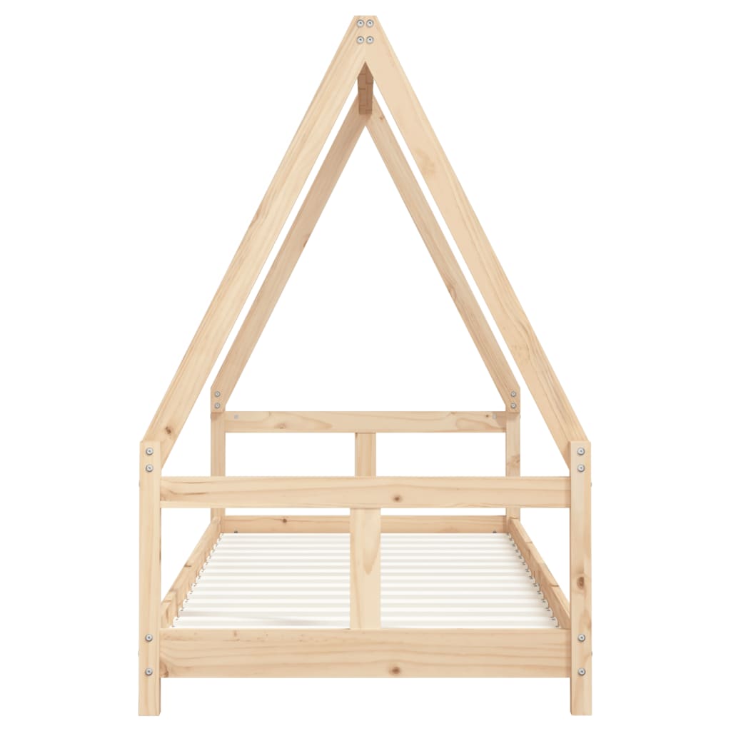 Kinderbedframe 80X200 Cm Massief Grenenhout