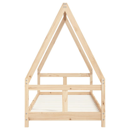Kinderbedframe 80X200 Cm Massief Grenenhout
