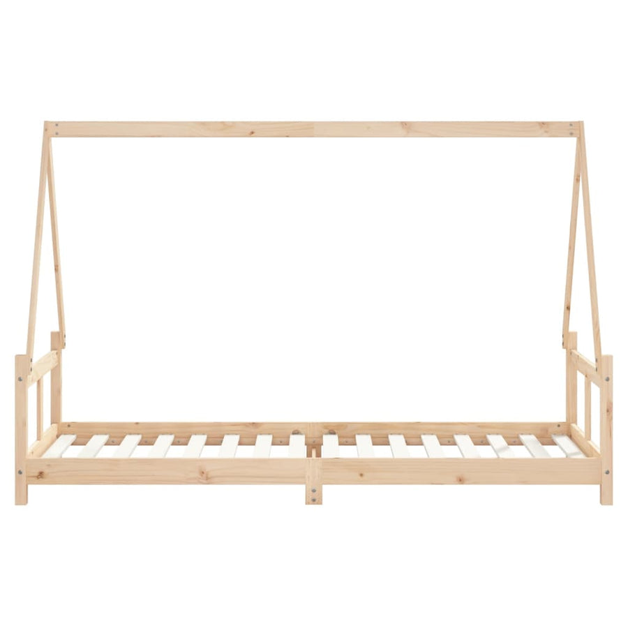 Kinderbedframe 80X200 Cm Massief Grenenhout
