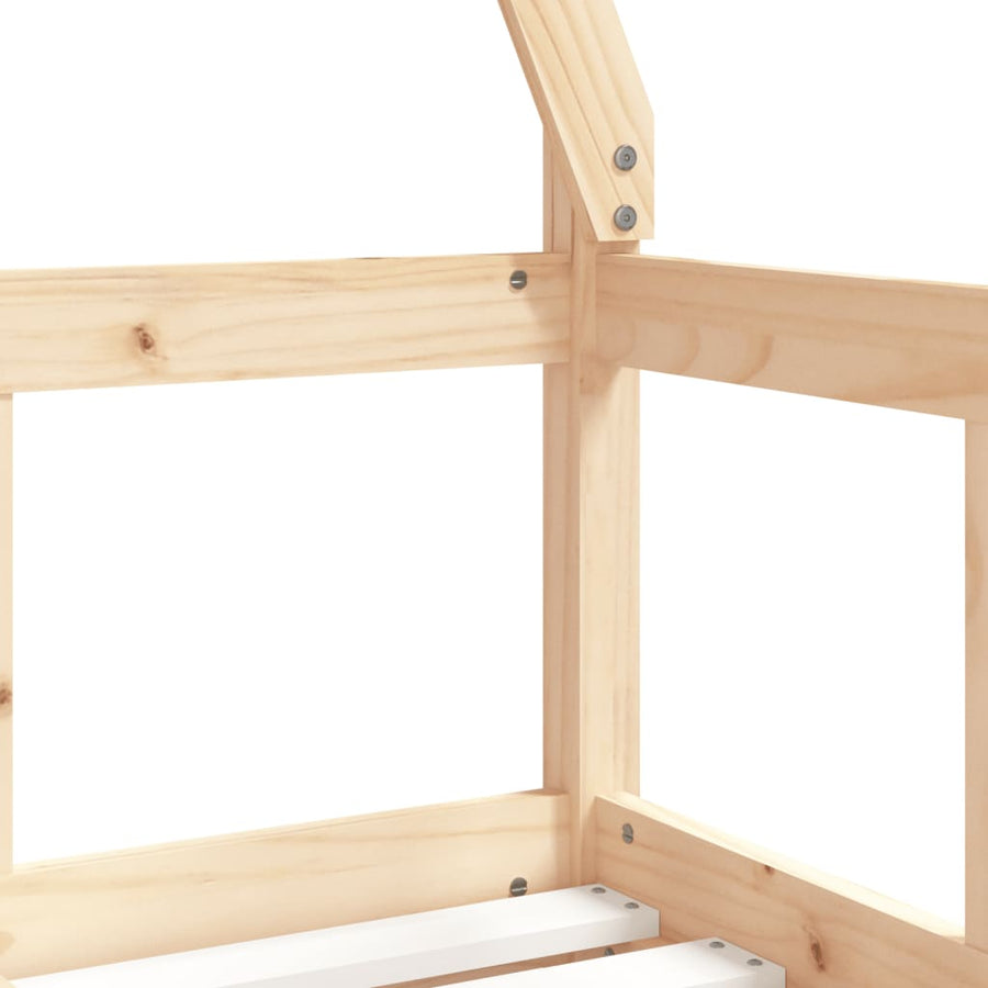 Kinderbedframe 70X140 Cm Massief Grenenhout