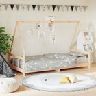 Kinderbedframe 90x190 cm massief grenenhout huisje