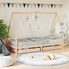 Kinderbedframe 90x200 cm massief grenenhout