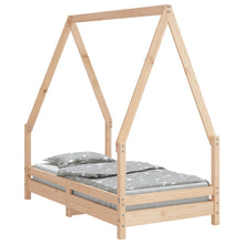 Kinderbedframe 70X140 Cm Massief Grenenhout