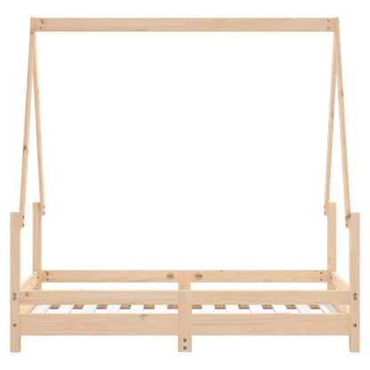 Kinderbedframe 70X140 Cm Massief Grenenhout