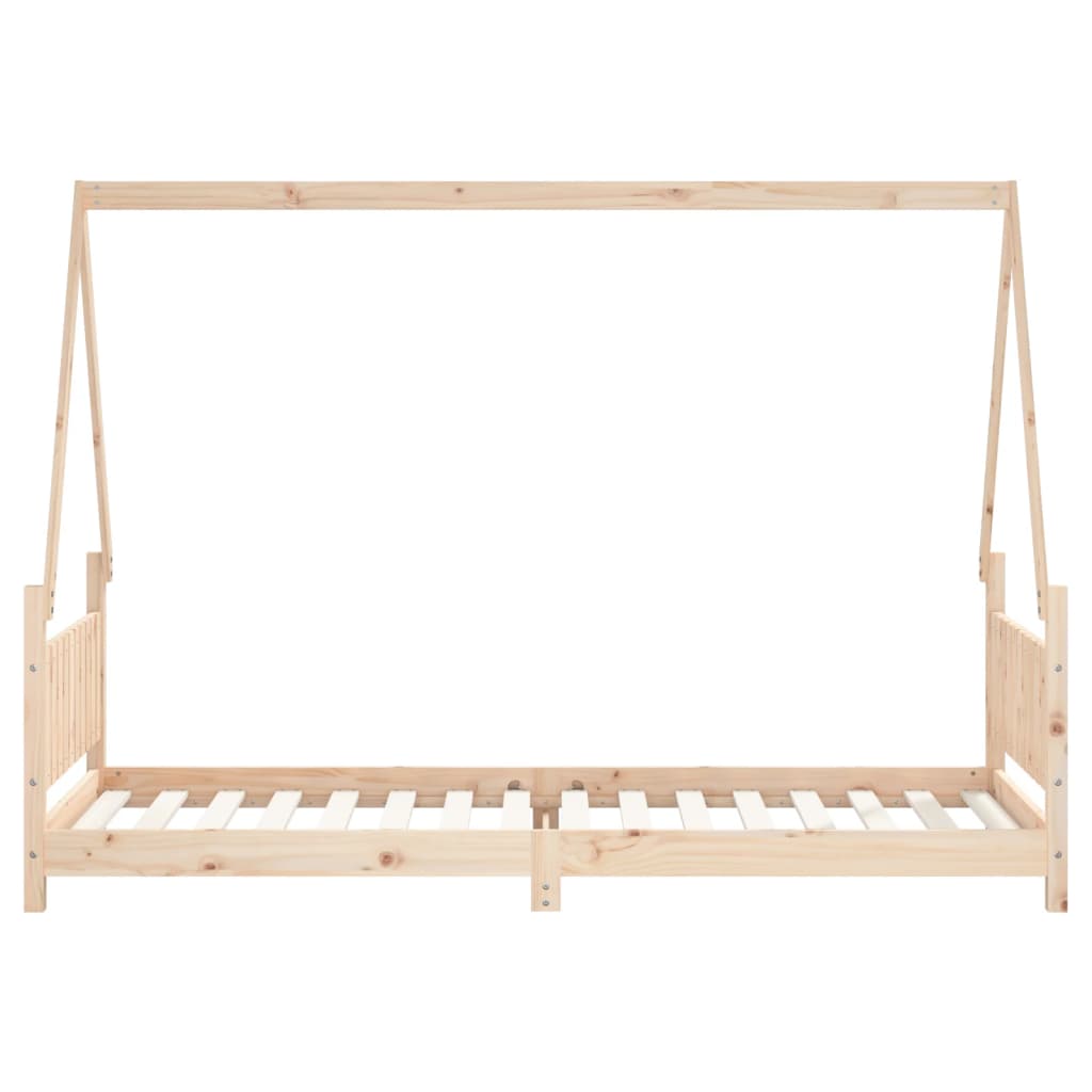 Kinderbedframe 80X200 Cm Massief Grenenhout