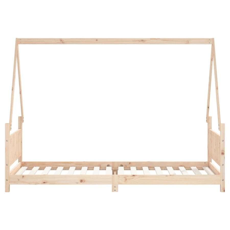 Kinderbedframe 80X200 Cm Massief Grenenhout