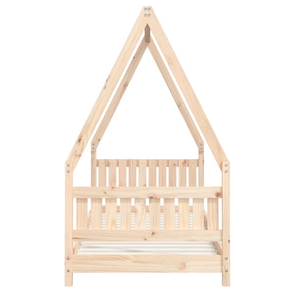 Kinderbedframe 80X200 Cm Massief Grenenhout