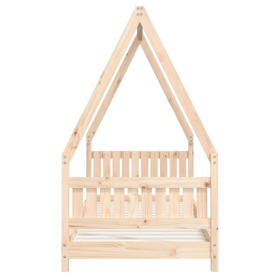 Kinderbedframe 80X200 Cm Massief Grenenhout