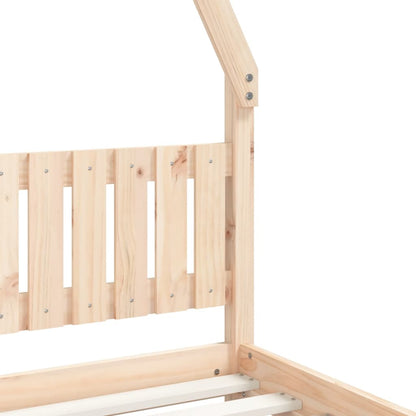 Kinderbedframe 80X200 Cm Massief Grenenhout
