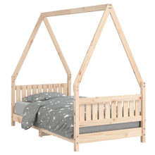 Kinderbedframe 80X160 Cm Massief Grenenhout