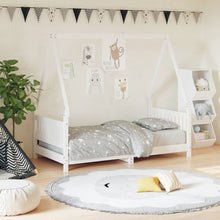 Kinderbedframe 80X160 Cm Massief Grenenhout Wit