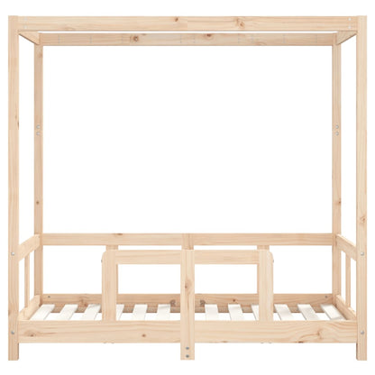 Kinderbedframe 70X140 Cm Massief Grenenhout