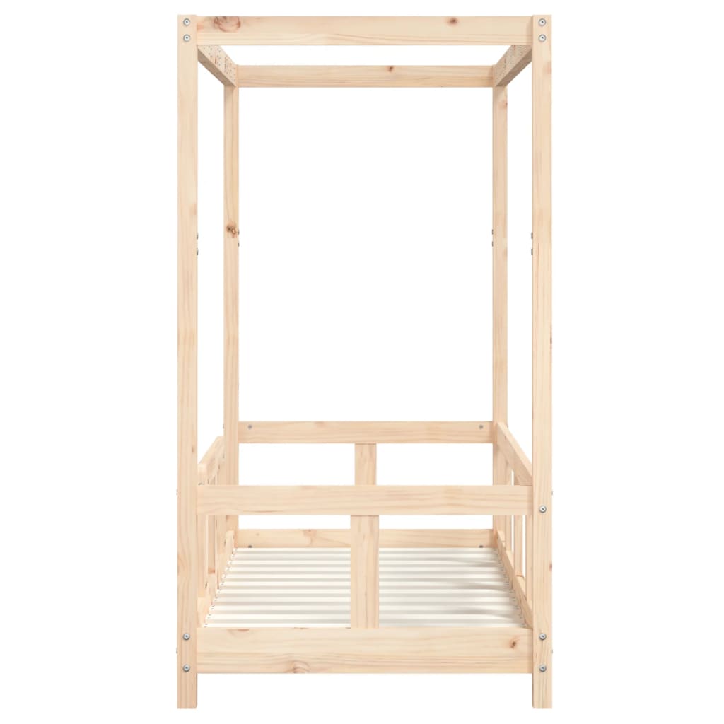 Kinderbedframe 70X140 Cm Massief Grenenhout