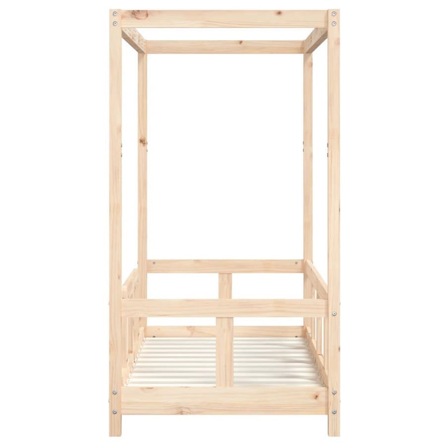 Kinderbedframe 70X140 Cm Massief Grenenhout
