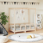 Children's bed frame 70x140 cm solid pine wood
