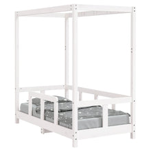 Kinderbedframe 70X140 Cm Massief Grenenhout Wit