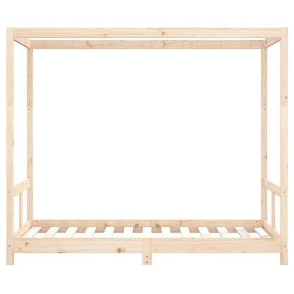 Kinderbedframe 80X160 Cm Massief Grenenhout