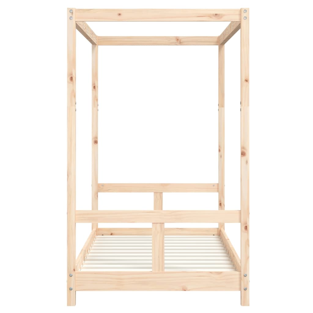 Kinderbedframe 80X160 Cm Massief Grenenhout