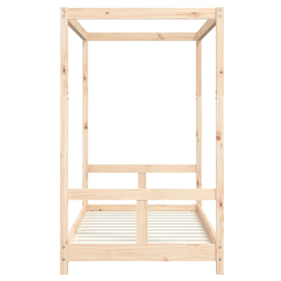 Kinderbedframe 80X160 Cm Massief Grenenhout