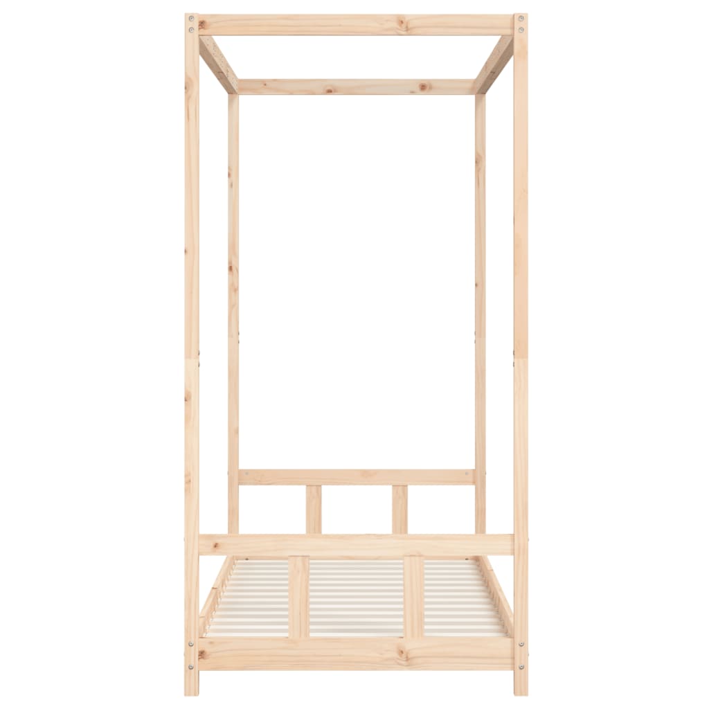 Kinderbedframe 90X190 Cm Massief Grenenhout