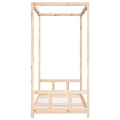 Kinderbedframe 90X190 Cm Massief Grenenhout