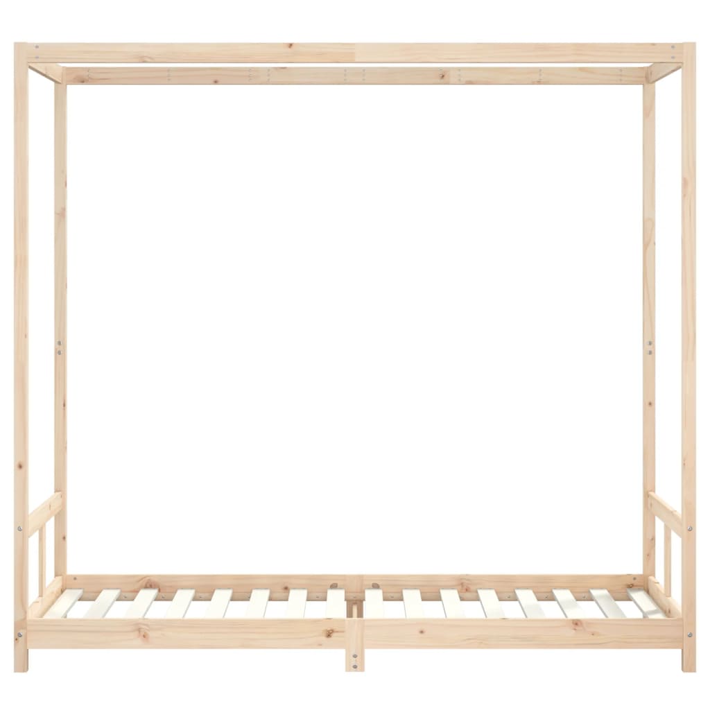 Kinderbedframe 80X200 Cm Massief Grenenhout
