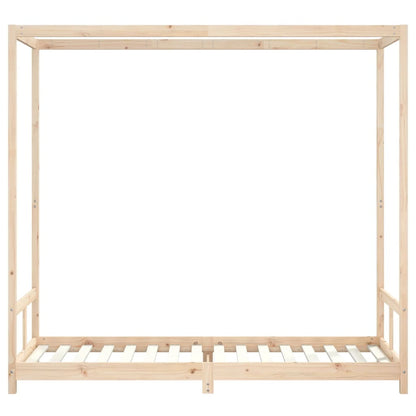 Kinderbedframe 80X200 Cm Massief Grenenhout
