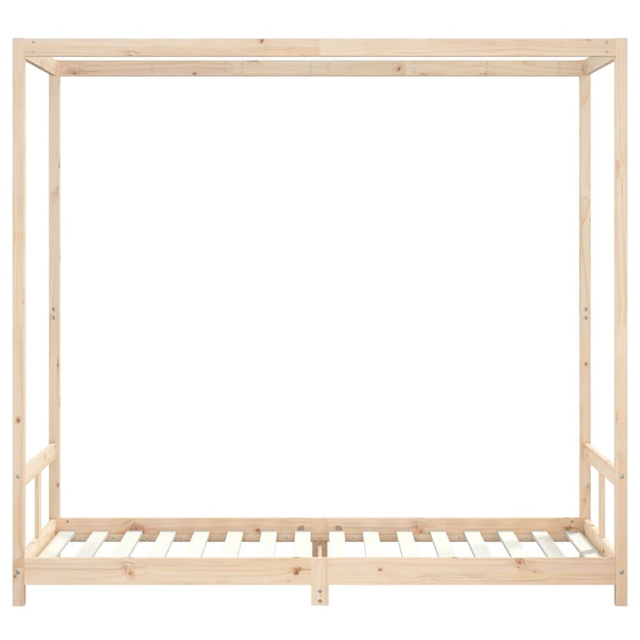 Kinderbedframe 80X200 Cm Massief Grenenhout