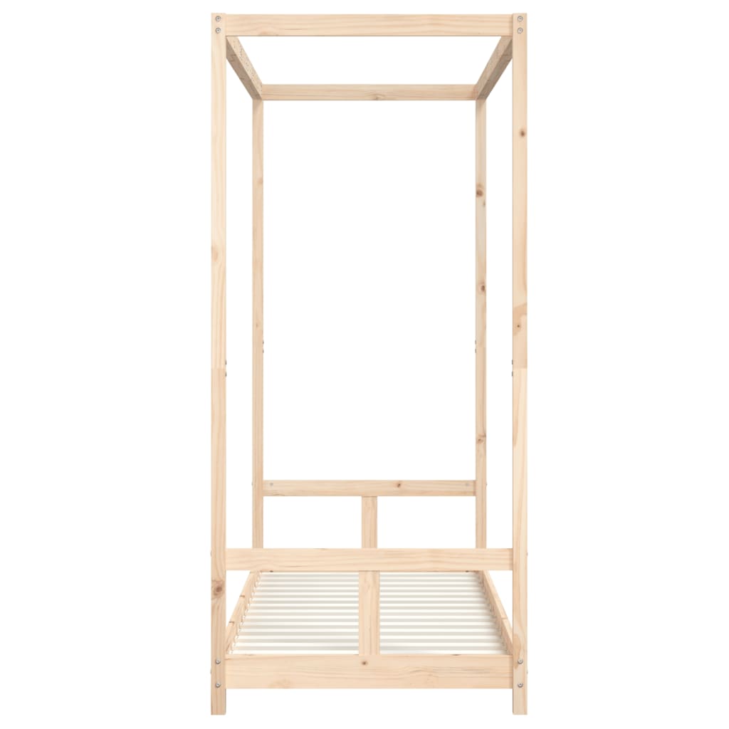 Kinderbedframe 80X200 Cm Massief Grenenhout