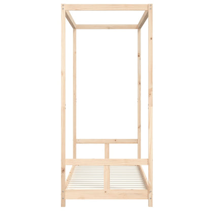 Kinderbedframe 80X200 Cm Massief Grenenhout