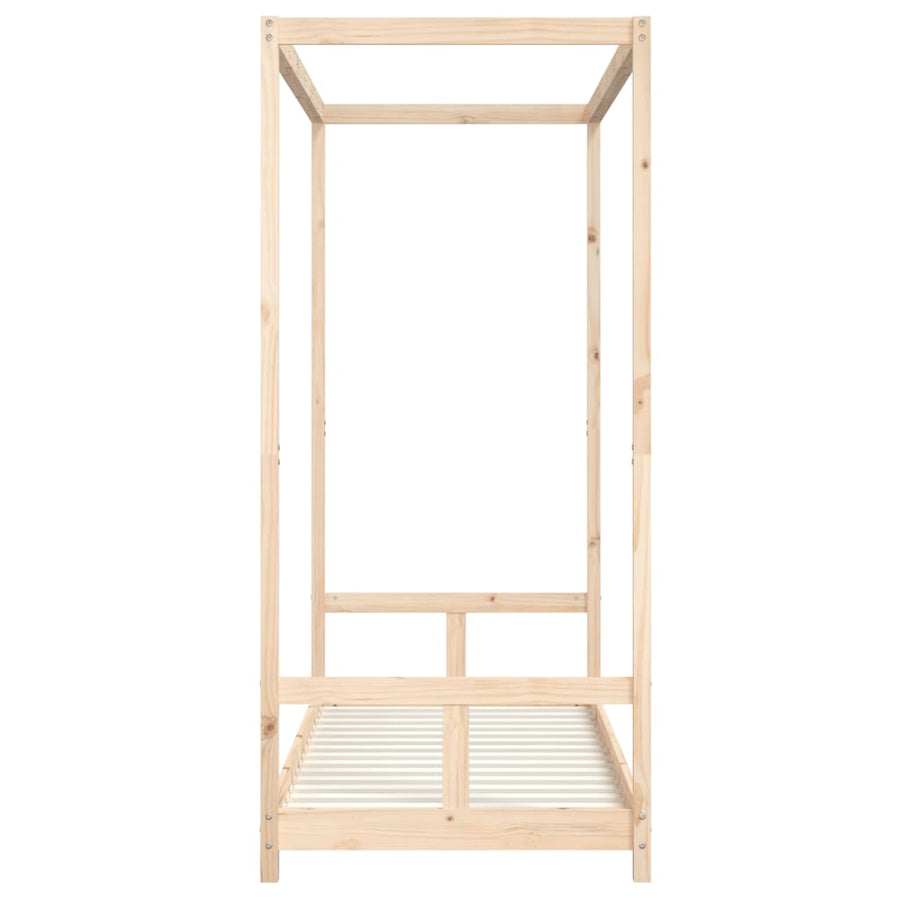 Kinderbedframe 80X200 Cm Massief Grenenhout