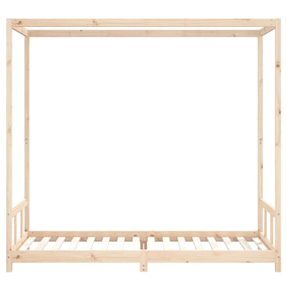 Kinderbedframe 90X200 Cm Massief Grenenhout