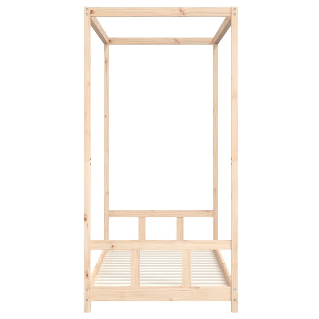 Kinderbedframe 90X200 Cm Massief Grenenhout