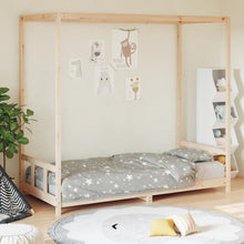 Kinderbedframe 90X200 Cm Massief Grenenhout