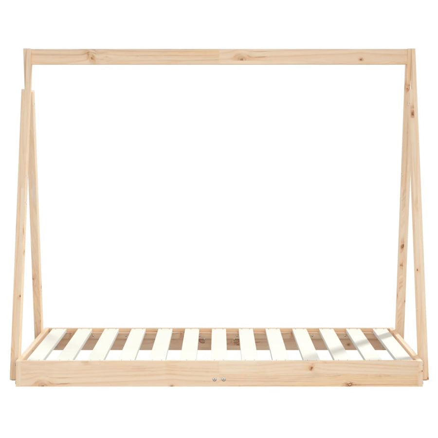 Kinderbedframe 70X140 Cm Massief Grenenhout